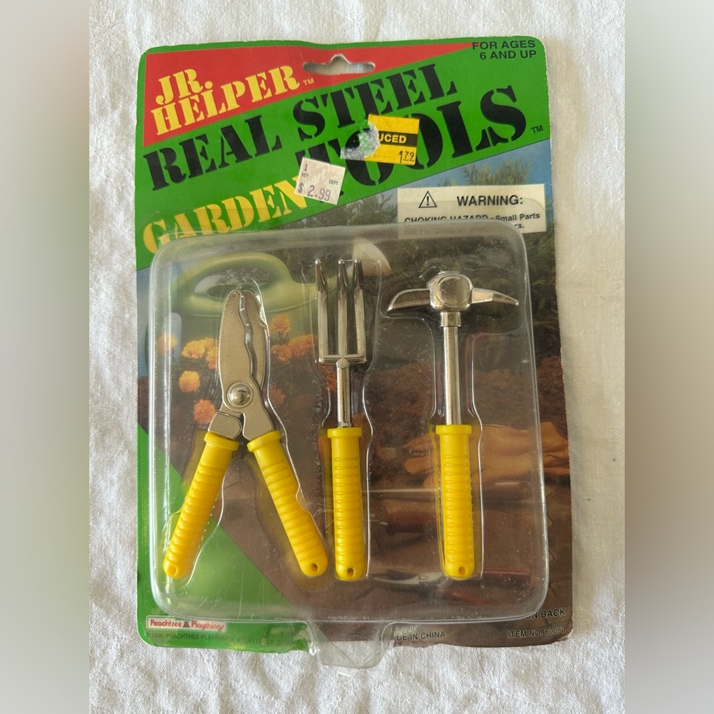 1996 Jr. Helper Real Steel Garden Tools - Peachtree Playthings